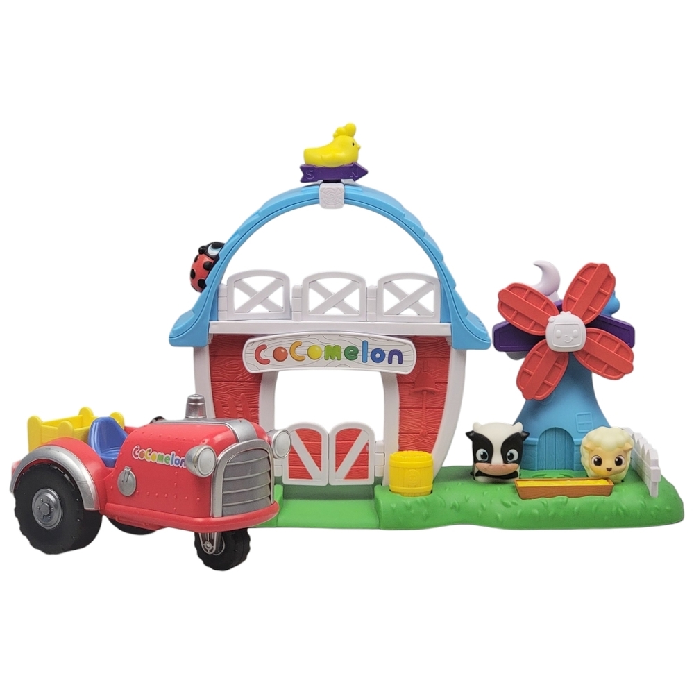 Cocomelon Petting Farm Playset with Musical Tractor - Jazwares 2020/2022